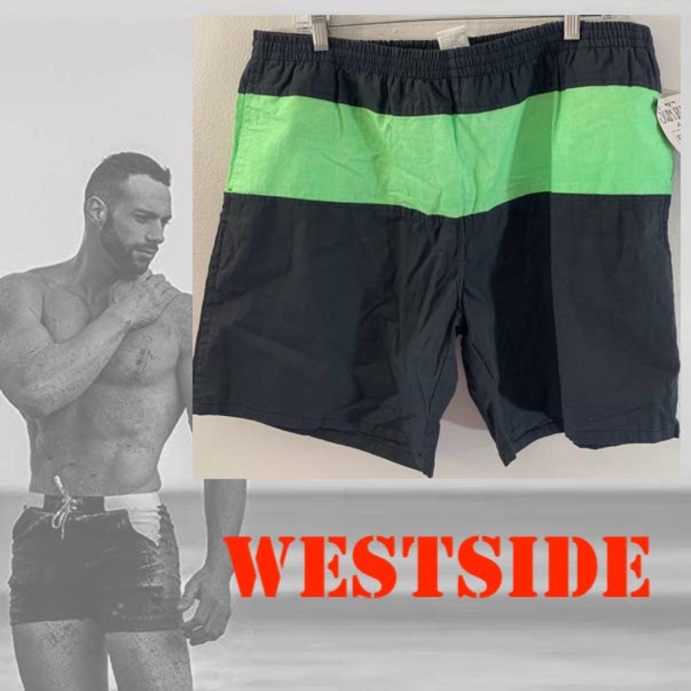 Westside Swim Trunks XL NWT Incredibly durable